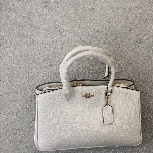 Coach Handbags - Coach White Leather Handbag